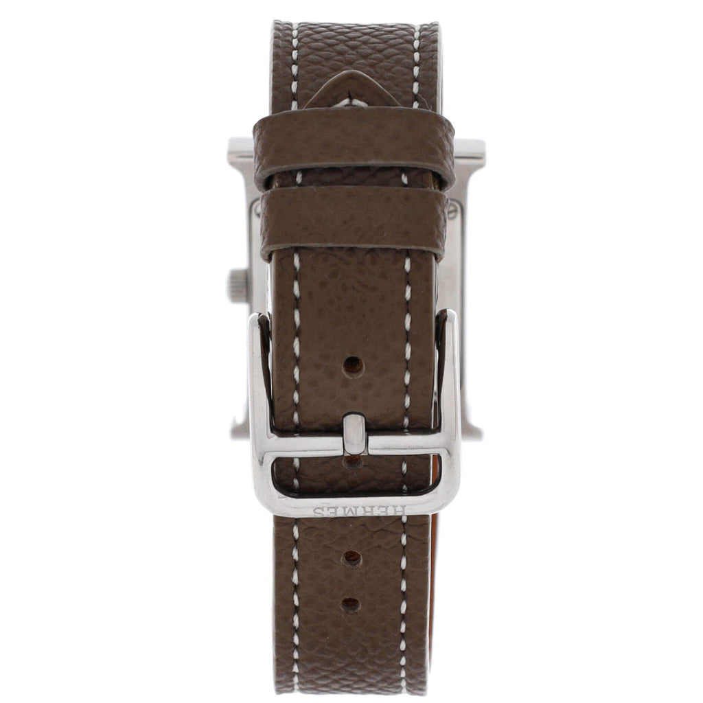 Heure H Quartz Watch Stainless Steel and Leather 17