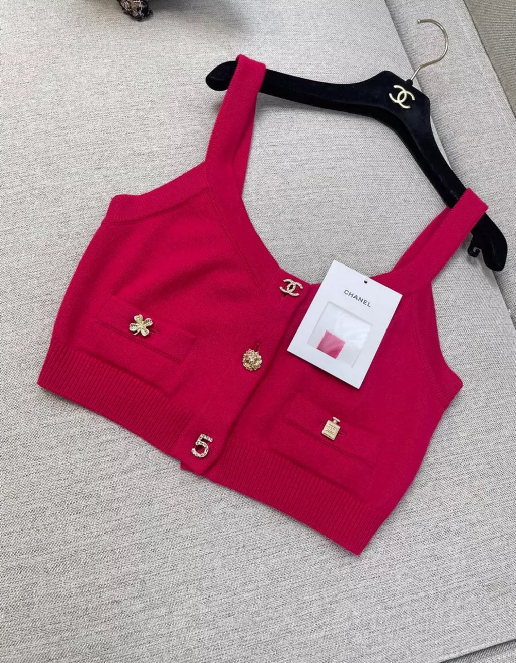 Chanel 22B Fuchsia Top