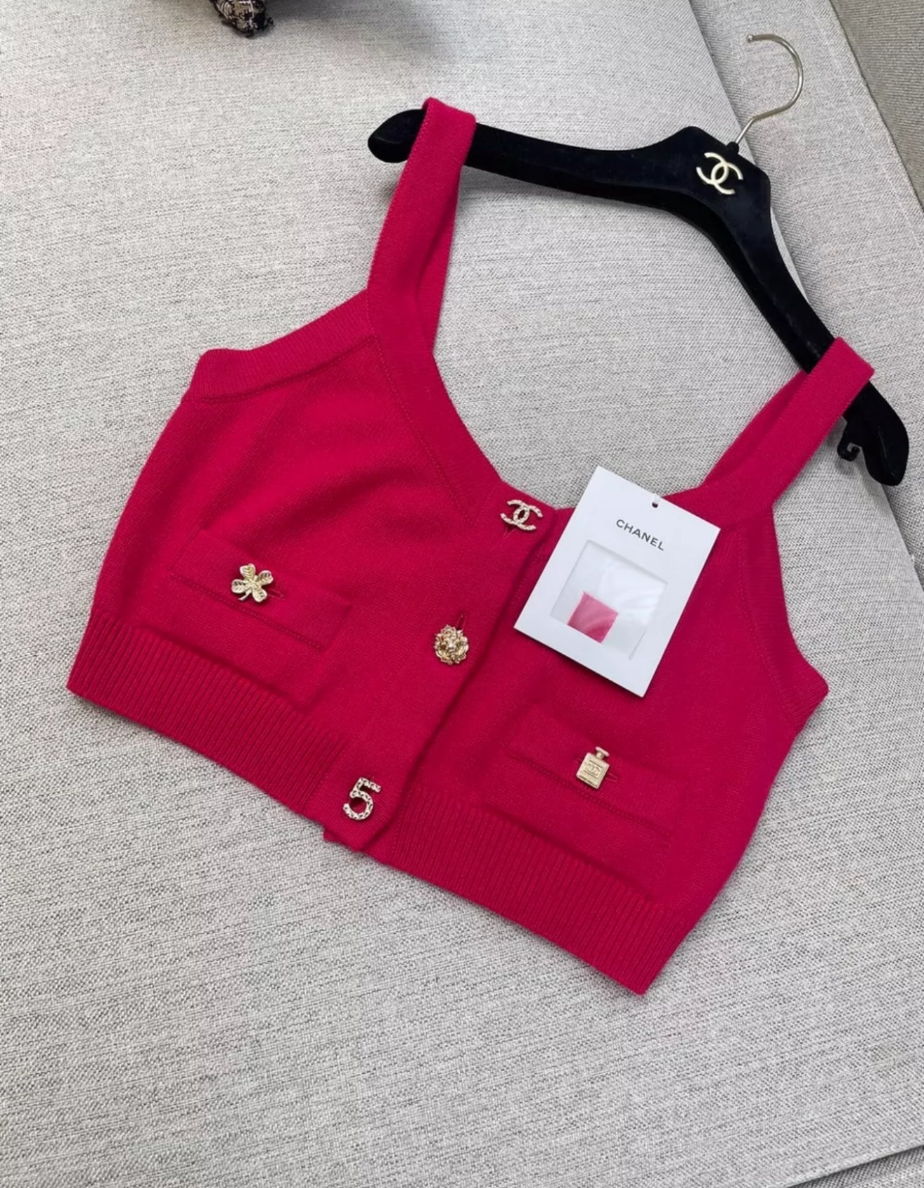 Chanel 22B Fuchsia Top