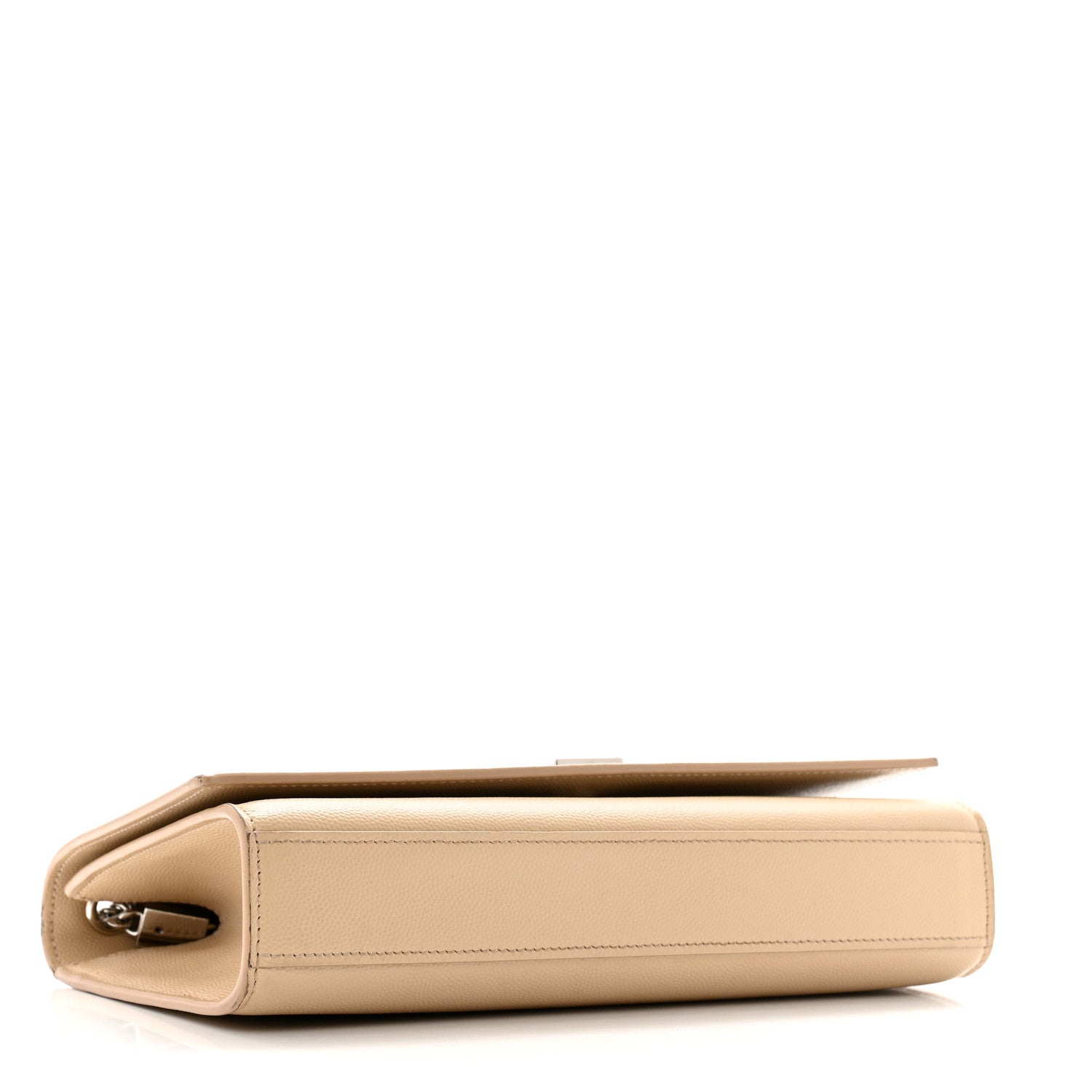 Grain De Poudre Medium Classic Monogram Kate Satchel Sable Beige