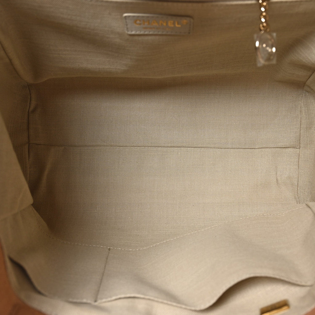Mixed Fibers Small Deauville Tote Camel