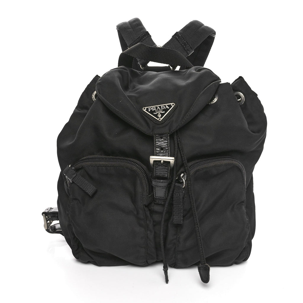 Tessuto Nylon Vela Small Backpack Black