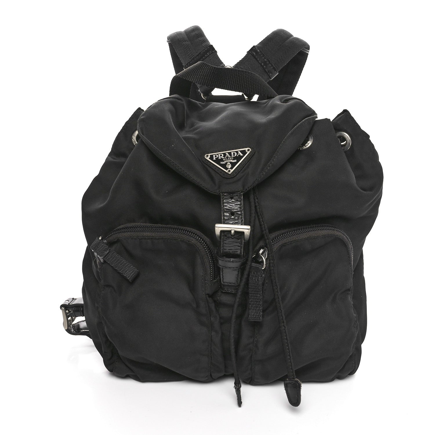 Tessuto Nylon Vela Small Backpack Black