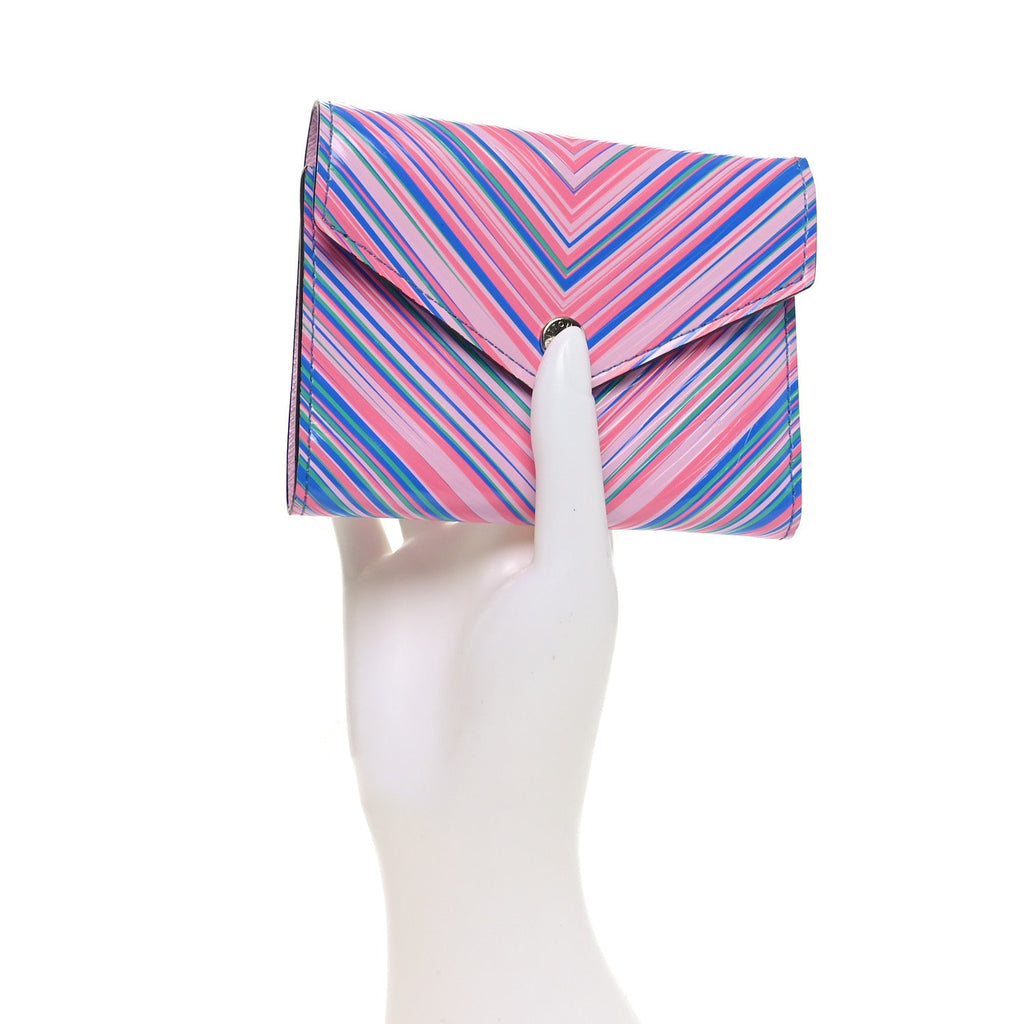 Epi Tropical Victorine Wallet Blue Rose