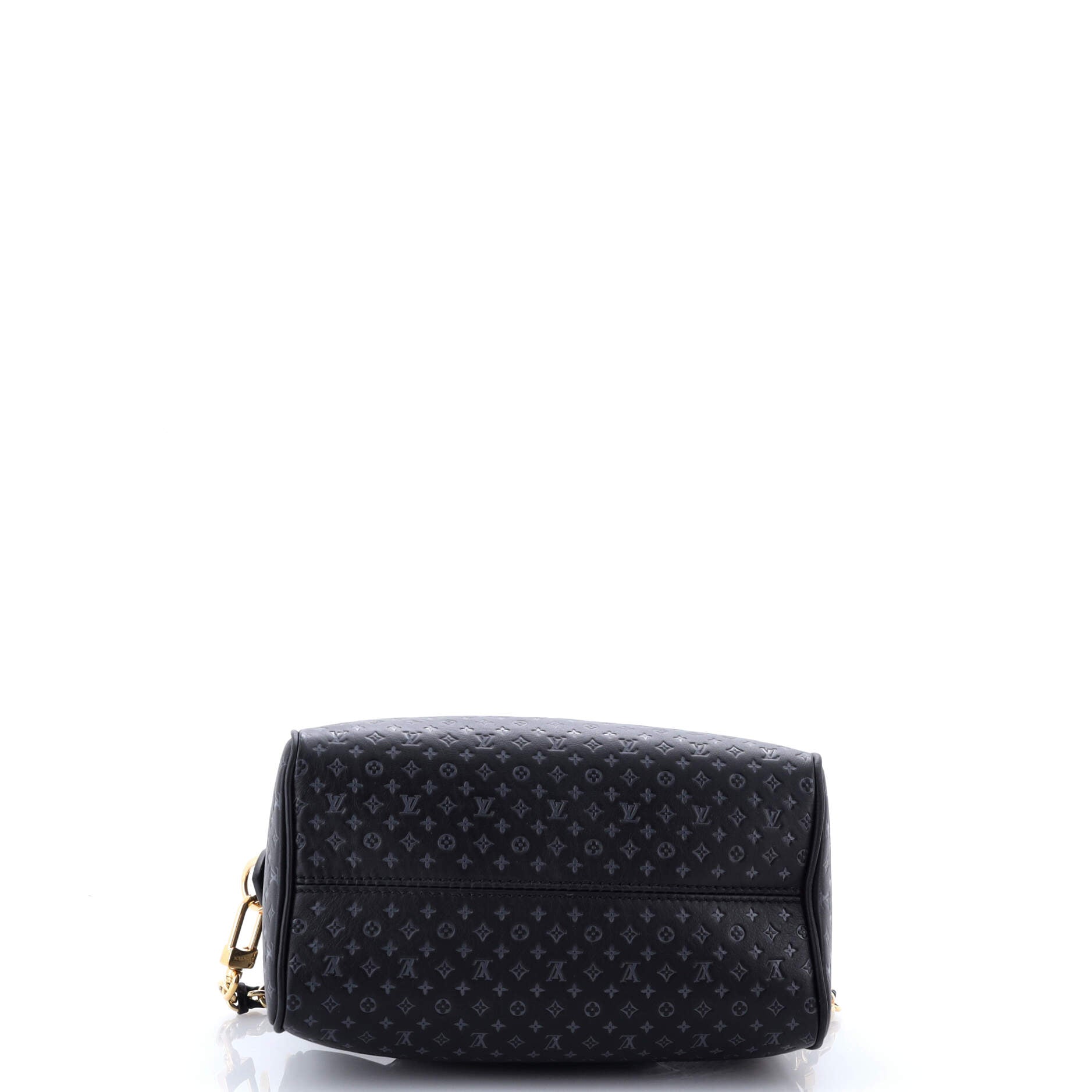 Speedy Bandouliere Bag Nanogram Embossed Leather 20