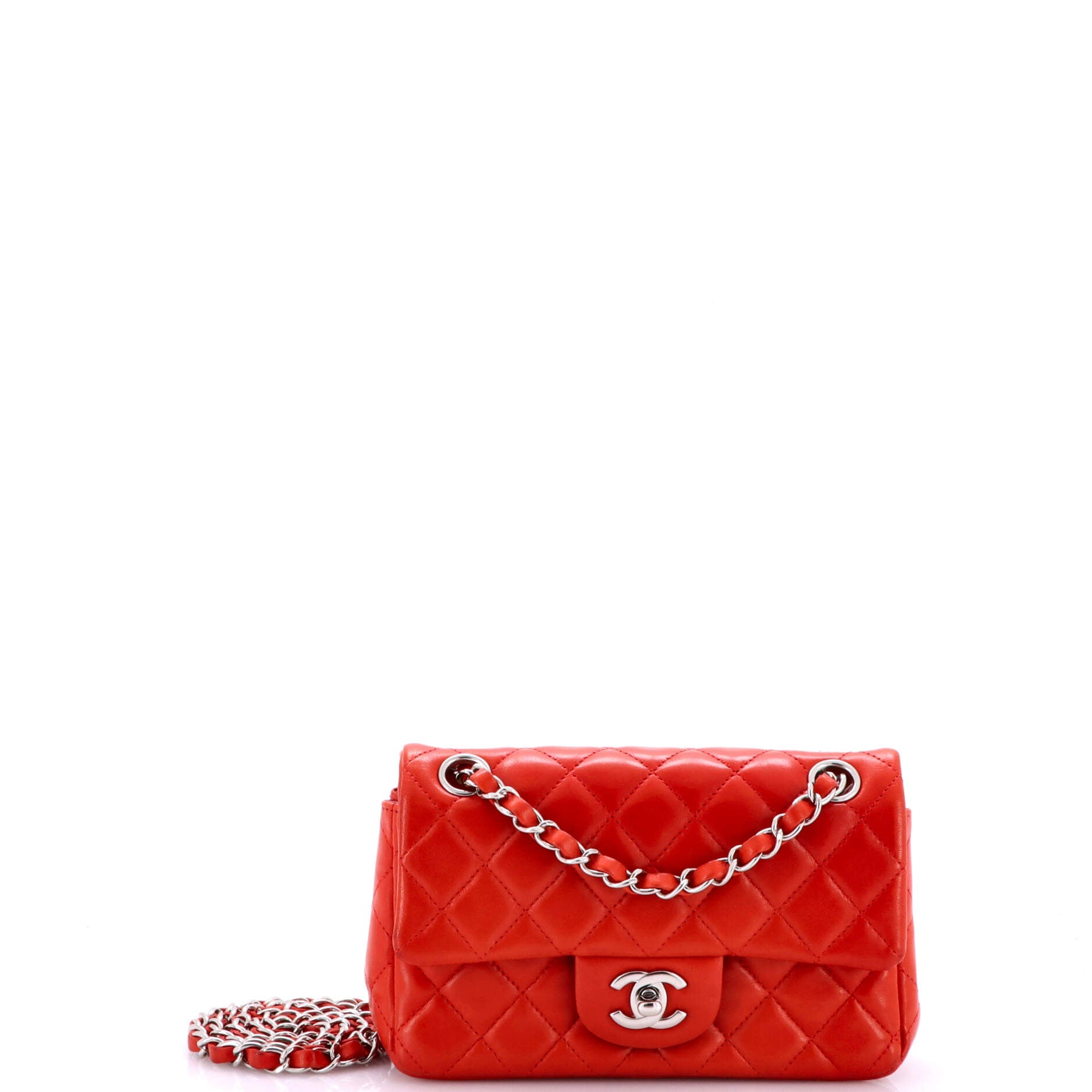 Classic Single Flap Bag Quilted Lambskin Mini