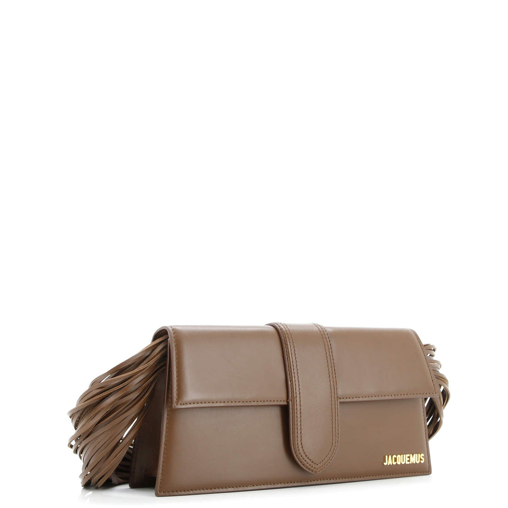Le Bambino Ficiu Flap Shoulder Bag Leather Long
