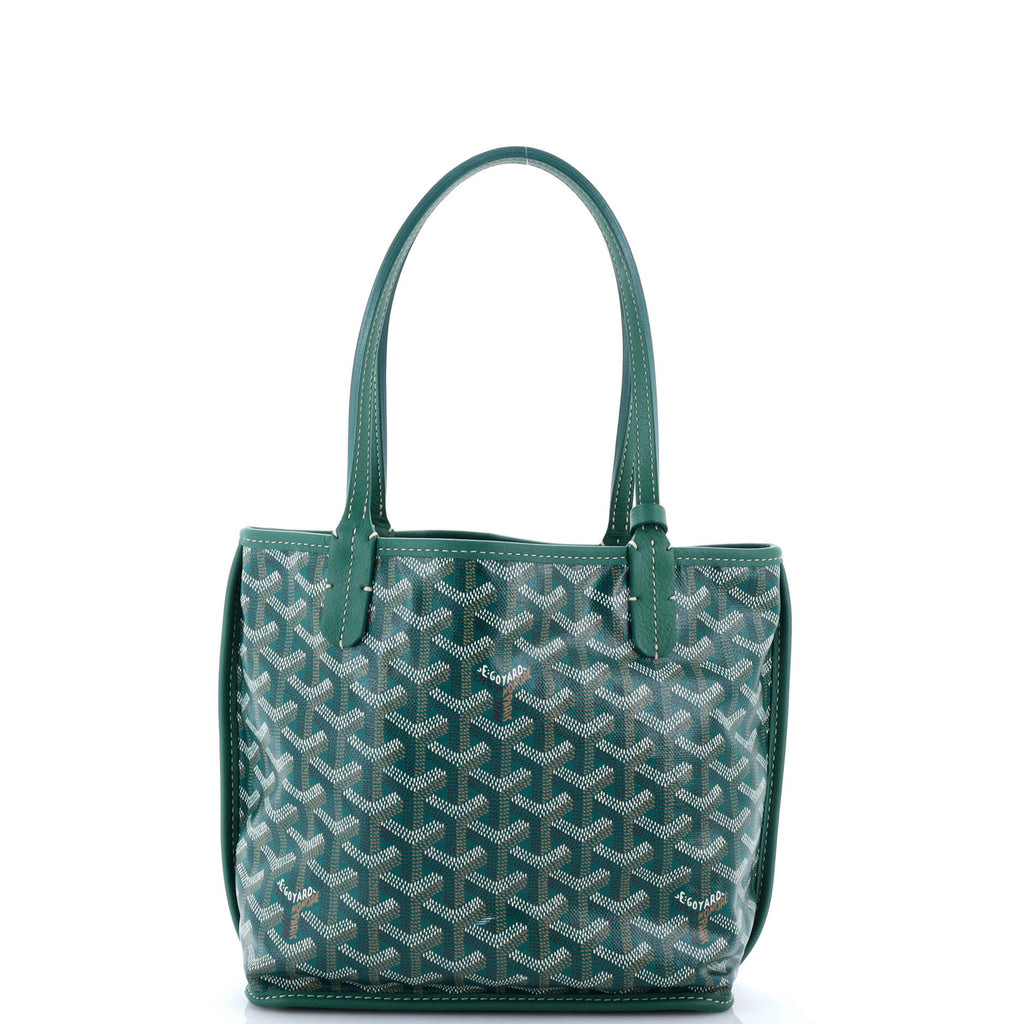 Anjou Reversible Tote Coated Canvas Mini