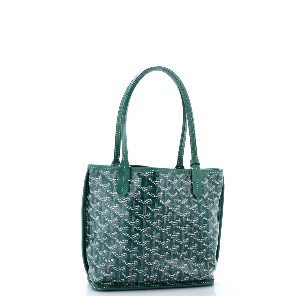 Anjou Reversible Tote Coated Canvas Mini