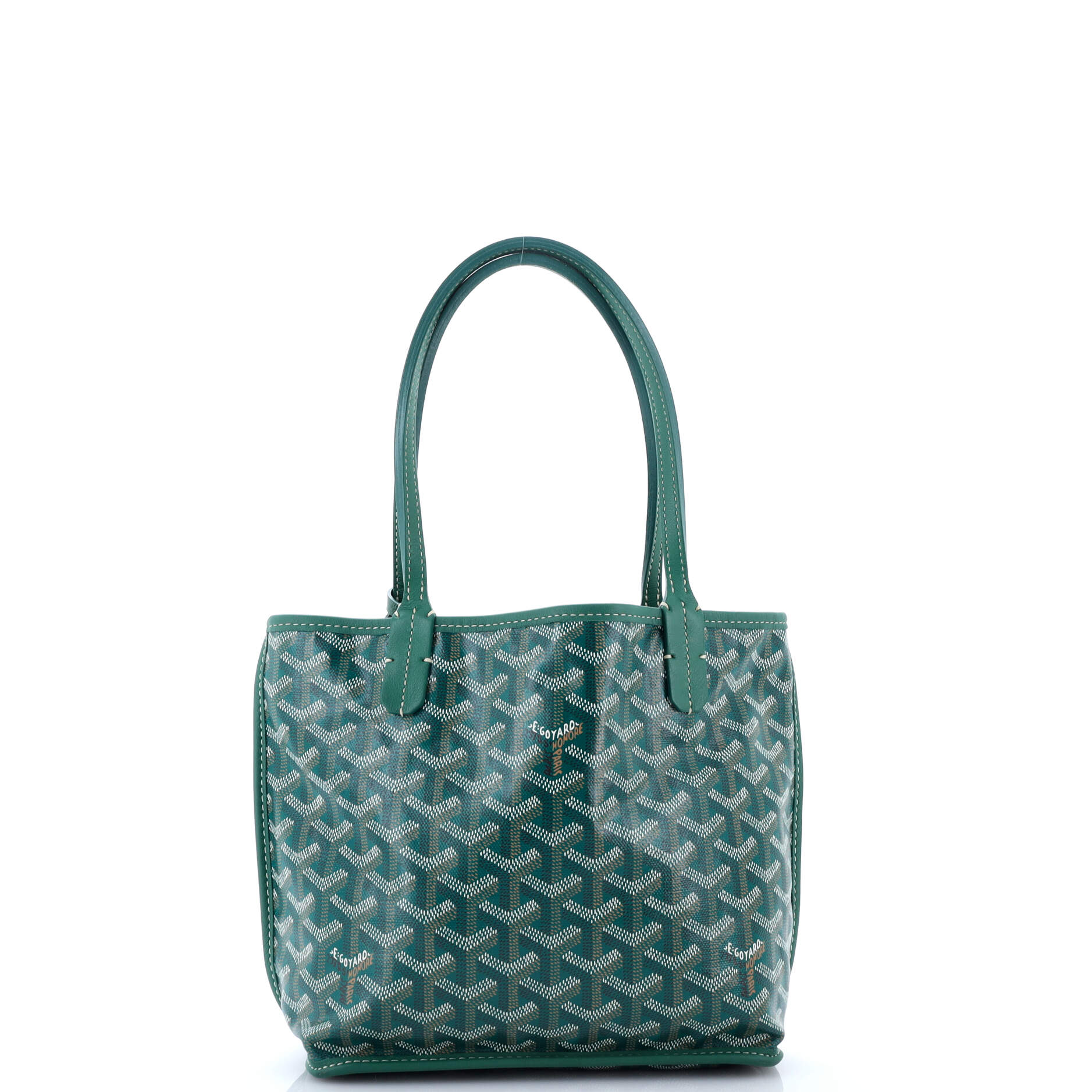 Anjou Reversible Tote Coated Canvas Mini