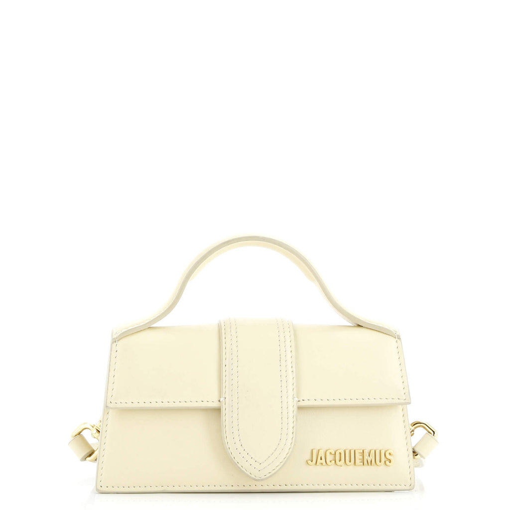 Le Bambino Top Handle Flap Bag Leather
