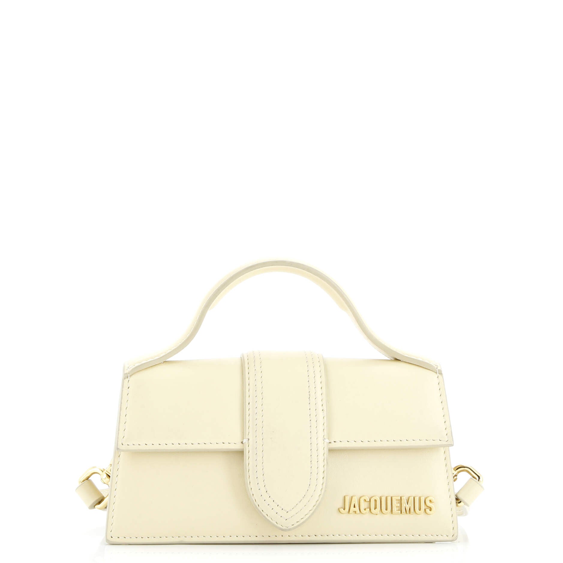 Le Bambino Top Handle Flap Bag Leather