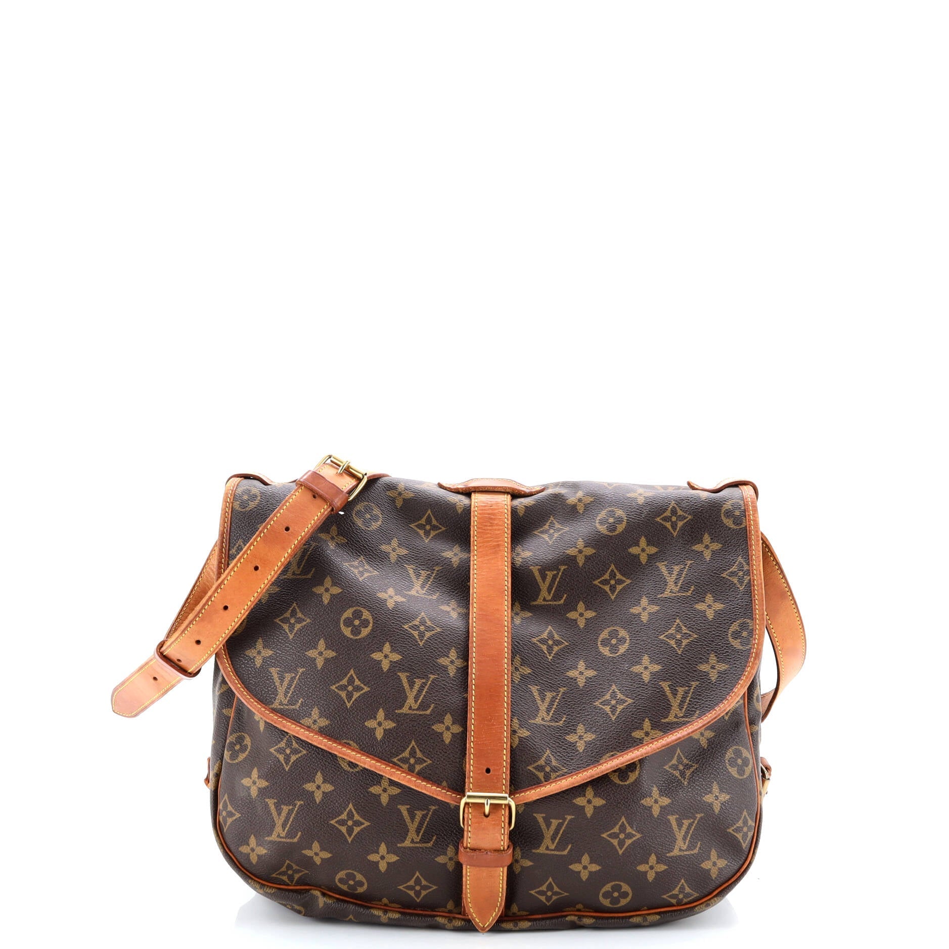 Saumur Handbag Monogram Canvas 35