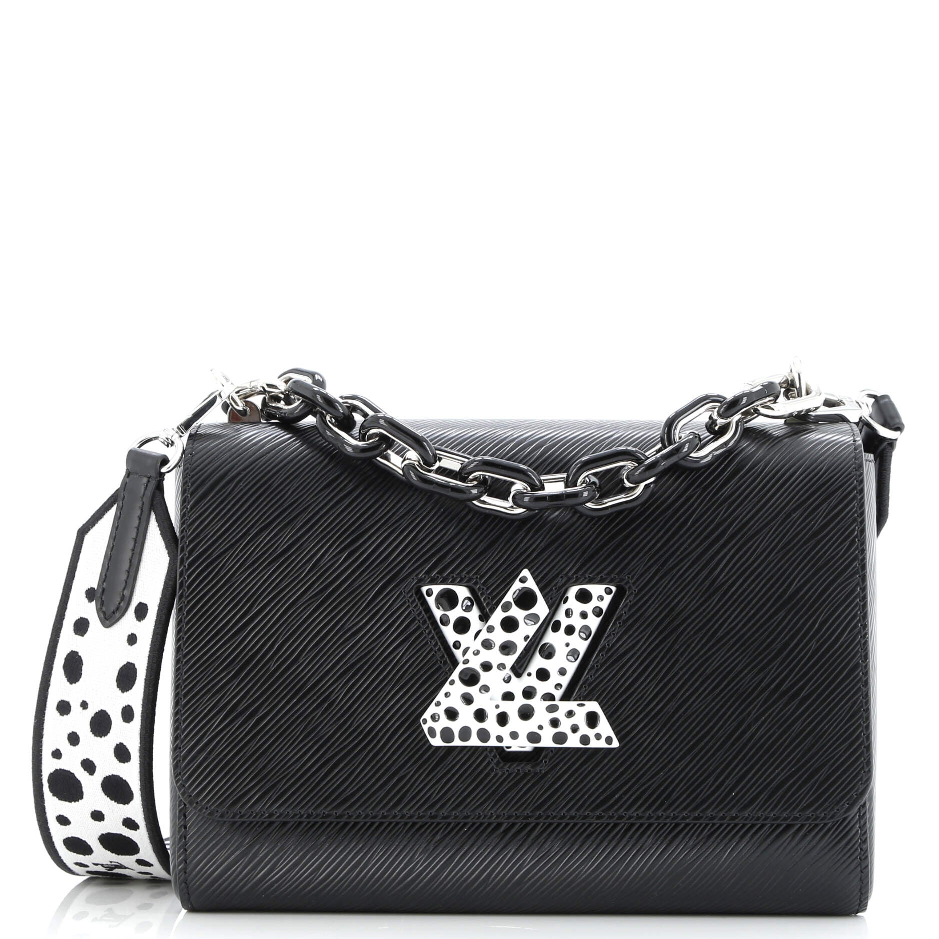 Twist Handbag Epi Leather with Yayoi Kusama Infinity Dots Detail MM