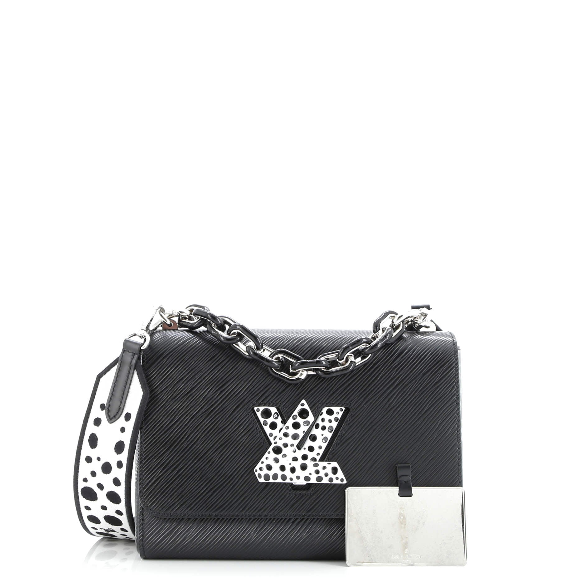 Twist Handbag Epi Leather with Yayoi Kusama Infinity Dots Detail MM