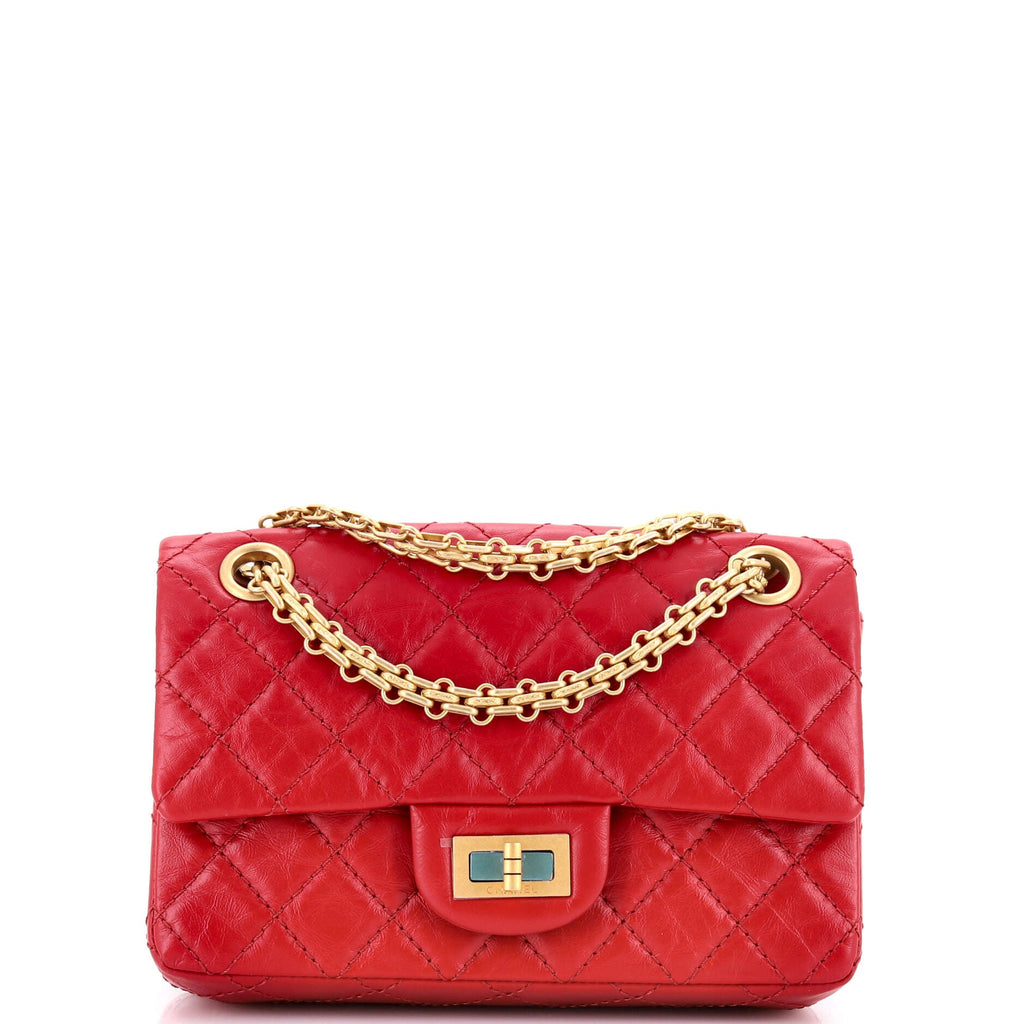 Reissue 2.55 Flap Bag Quilted Aged Calfskin 224