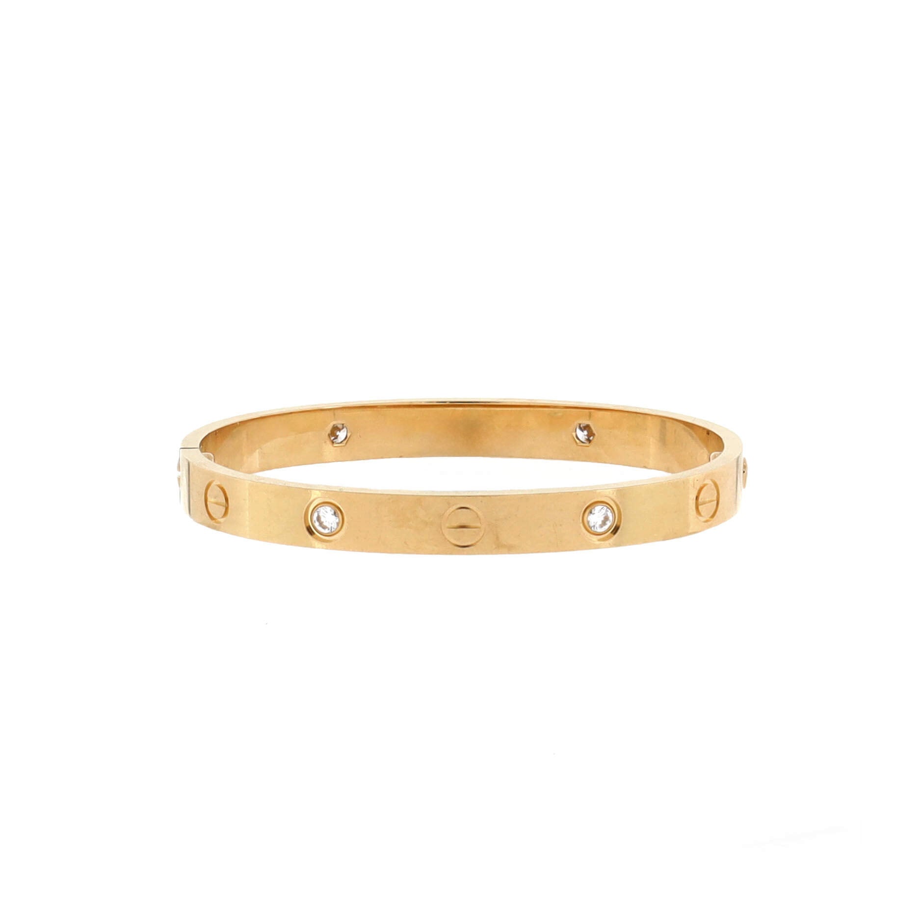 Love 4 Diamond Bracelet 18K Yellow Gold with Diamonds