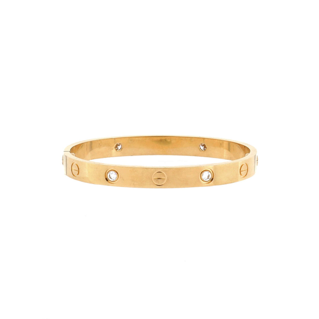 Love 4 Diamond Bracelet 18K Yellow Gold with Diamonds
