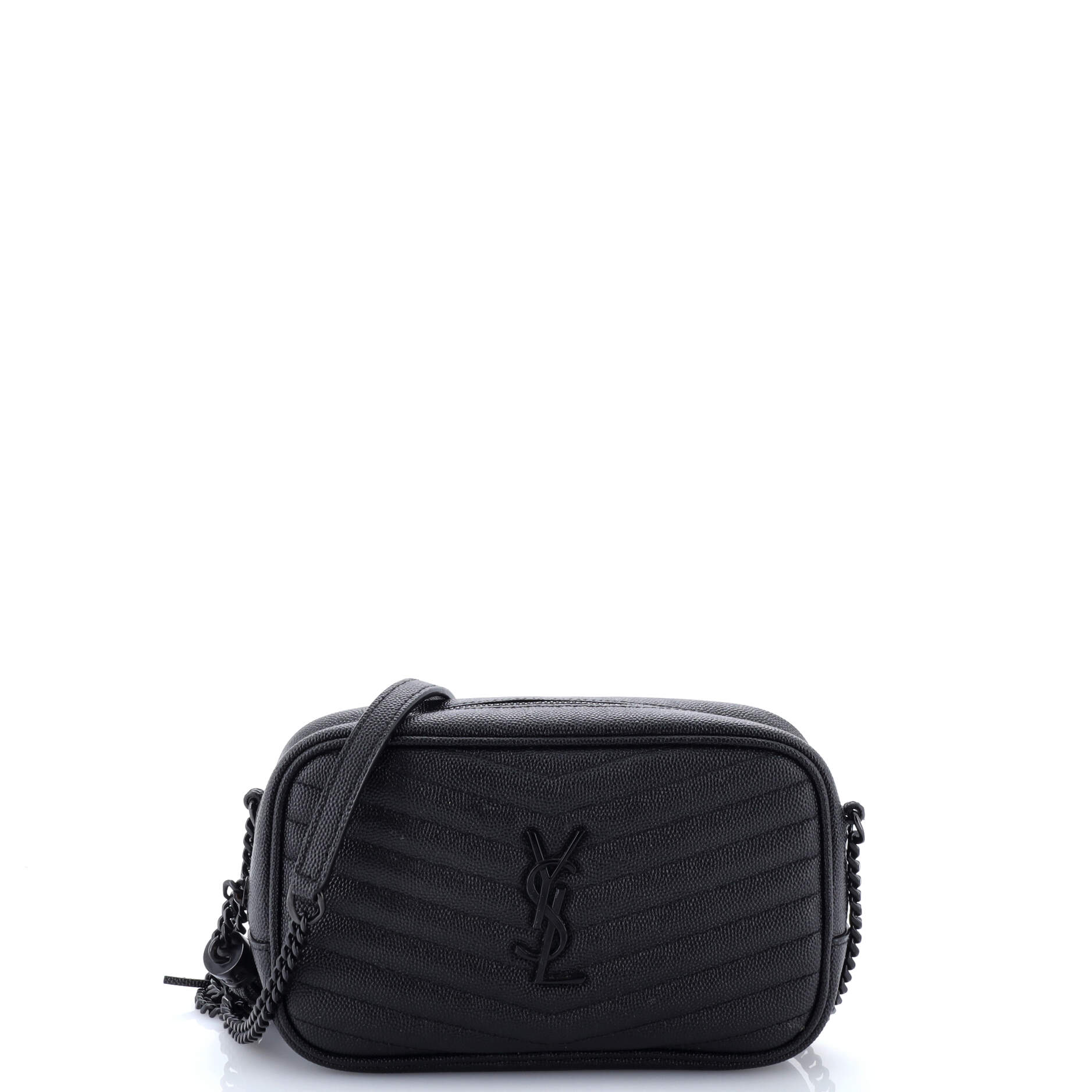 Lou Camera Bag Matelasse Chevron Leather Mini