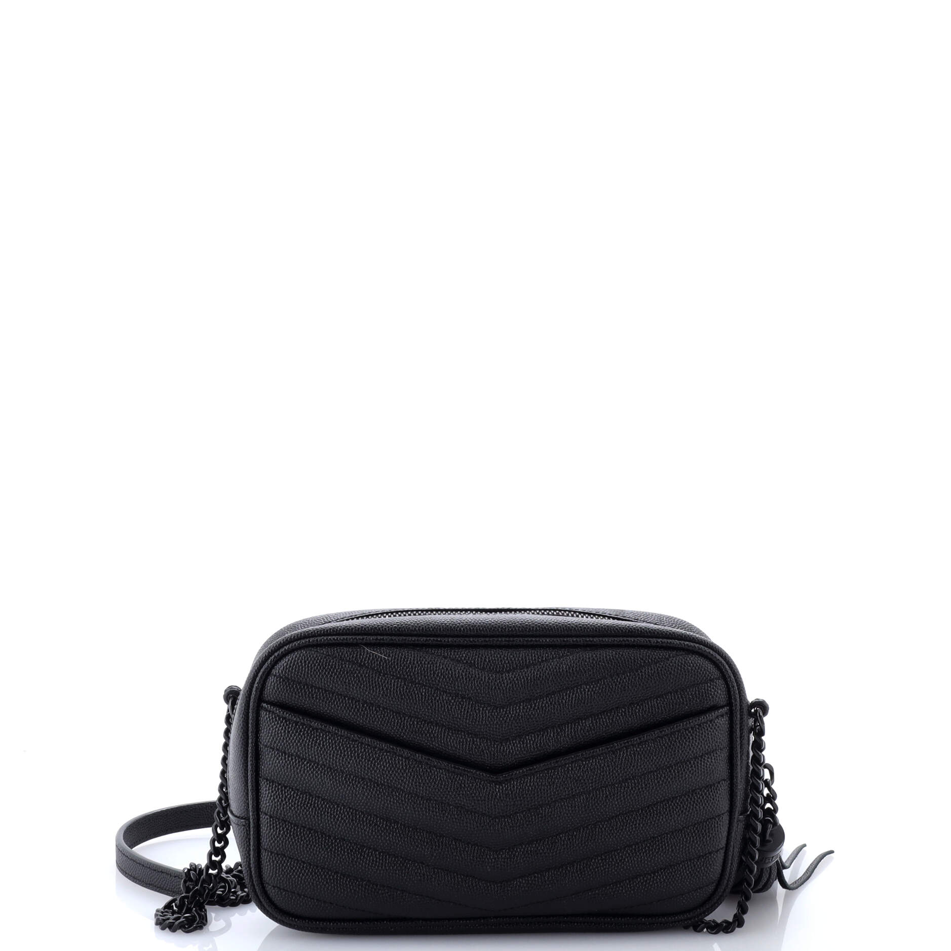 Lou Camera Bag Matelasse Chevron Leather Mini