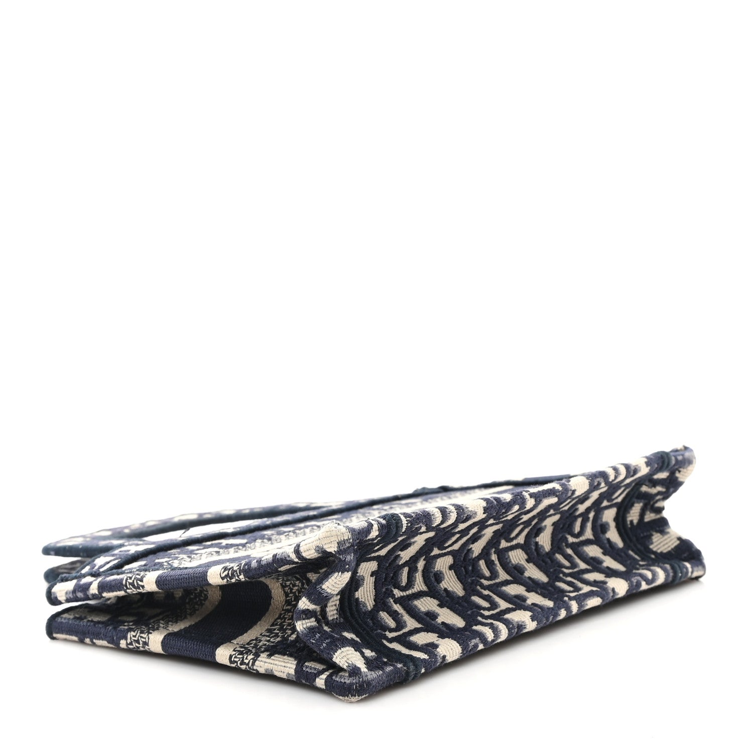 Oblique Mini Book Tote Blue Multicolor