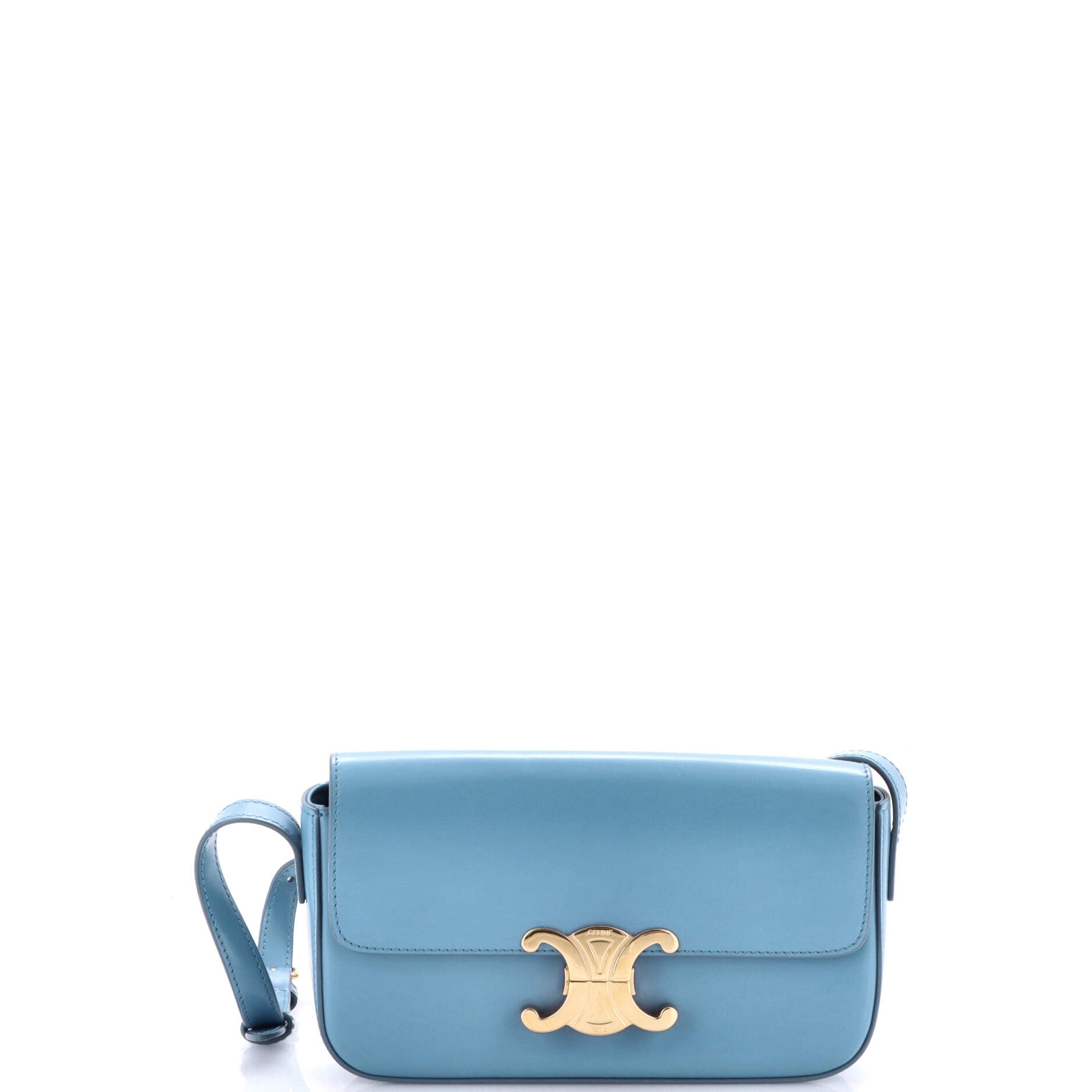 Triomphe East-West Shoulder Bag Smooth Calfskin