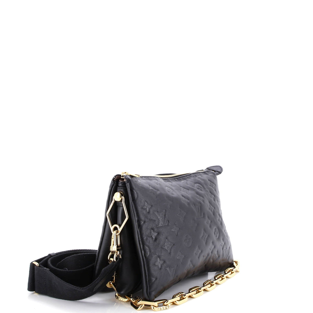 Coussin Bag Monogram Embossed Lambskin PM