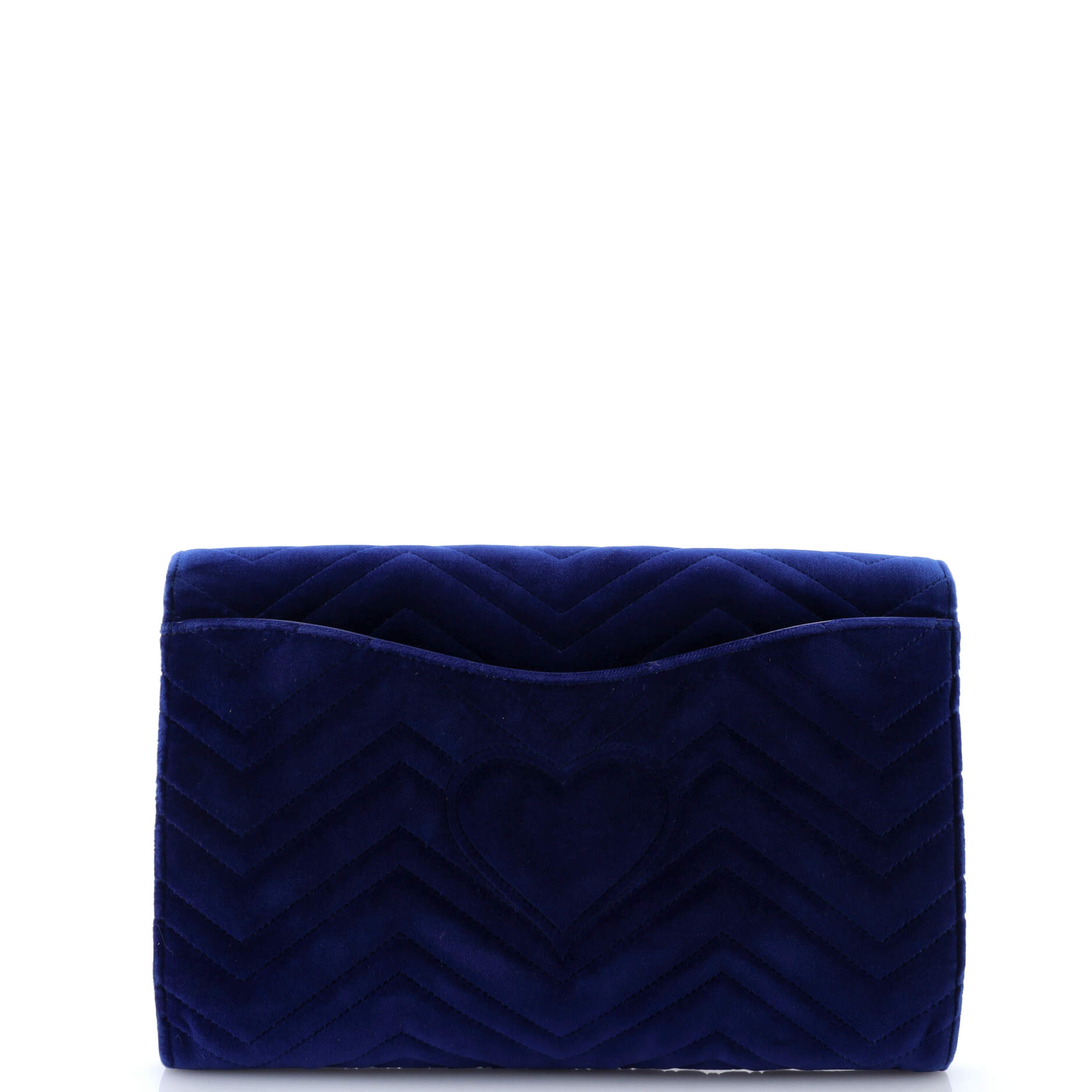 GG Marmont Flap Clutch Matelasse Velvet
