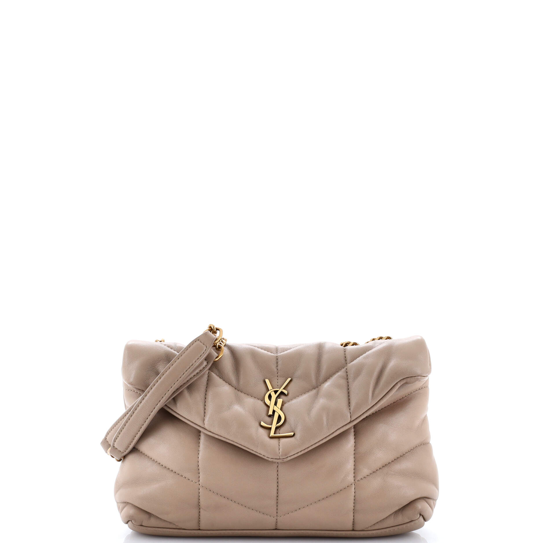 Loulou Puffer Shoulder Bag Quilted Leather Mini