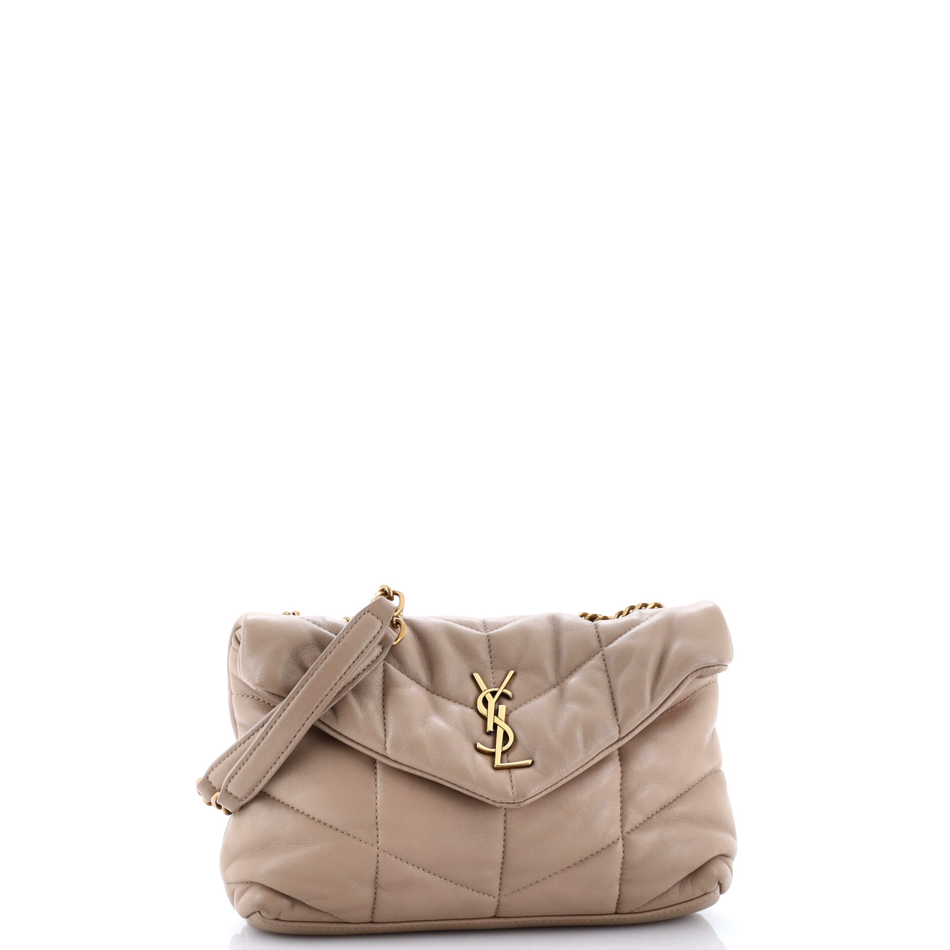 Loulou Puffer Shoulder Bag Quilted Leather Mini