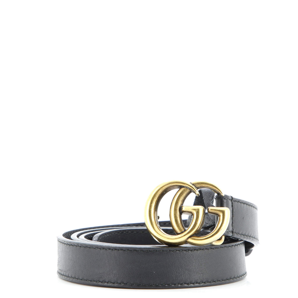 GG Marmont Belt Leather Thin
