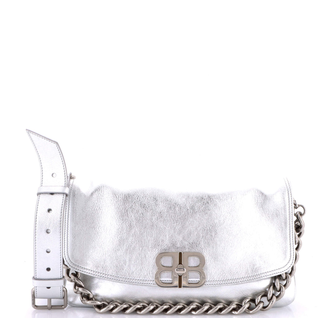 BB Soft Flap Bag Leather Large