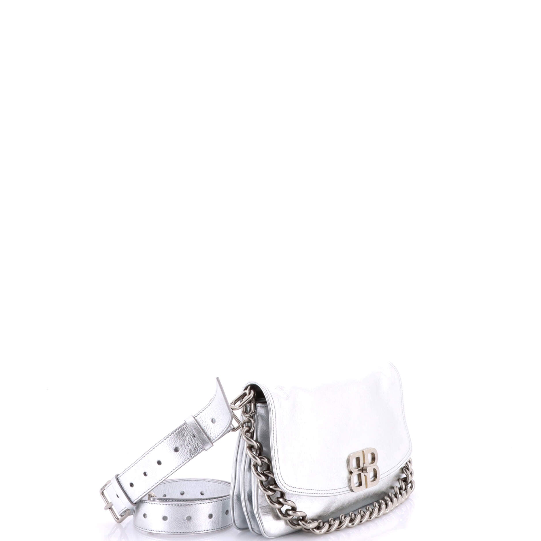 BB Soft Flap Bag Leather Large
