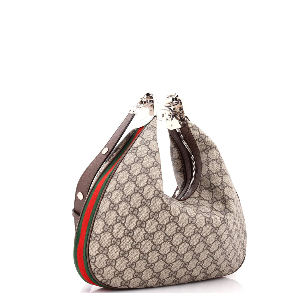 Attache Shoulder Bag GG Coated Canvas Medium