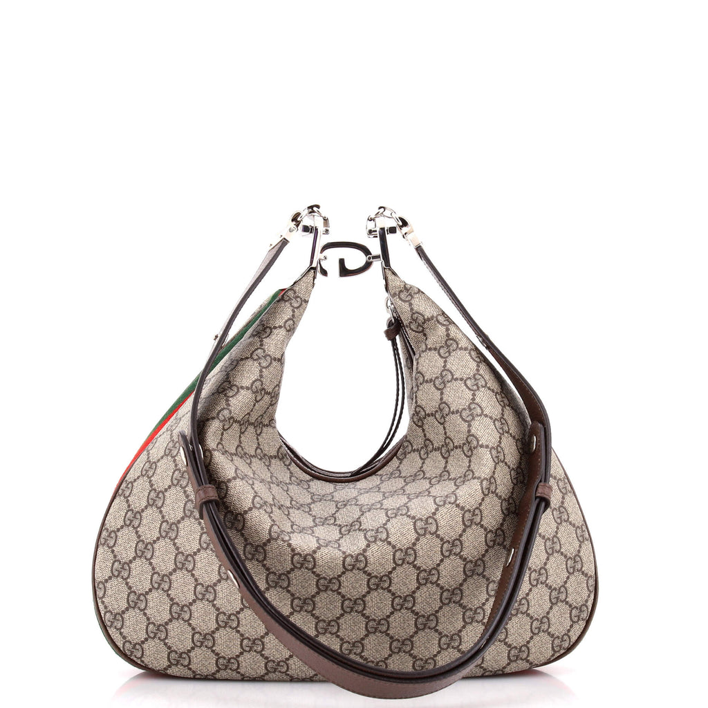 Attache Shoulder Bag GG Coated Canvas Medium