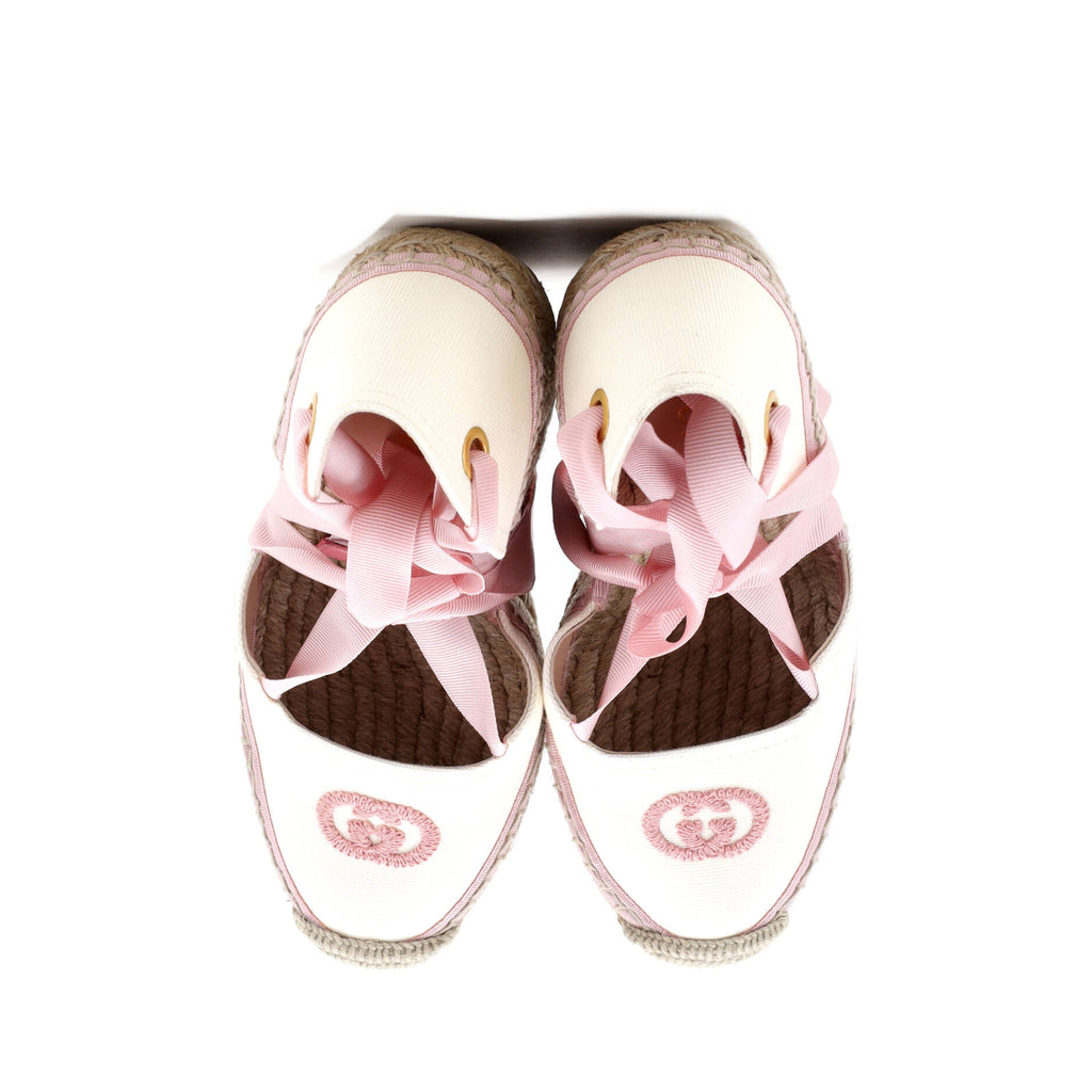 Women's GG Marmont Wedge Espadrilles Diagonal Quilted GG Canvas