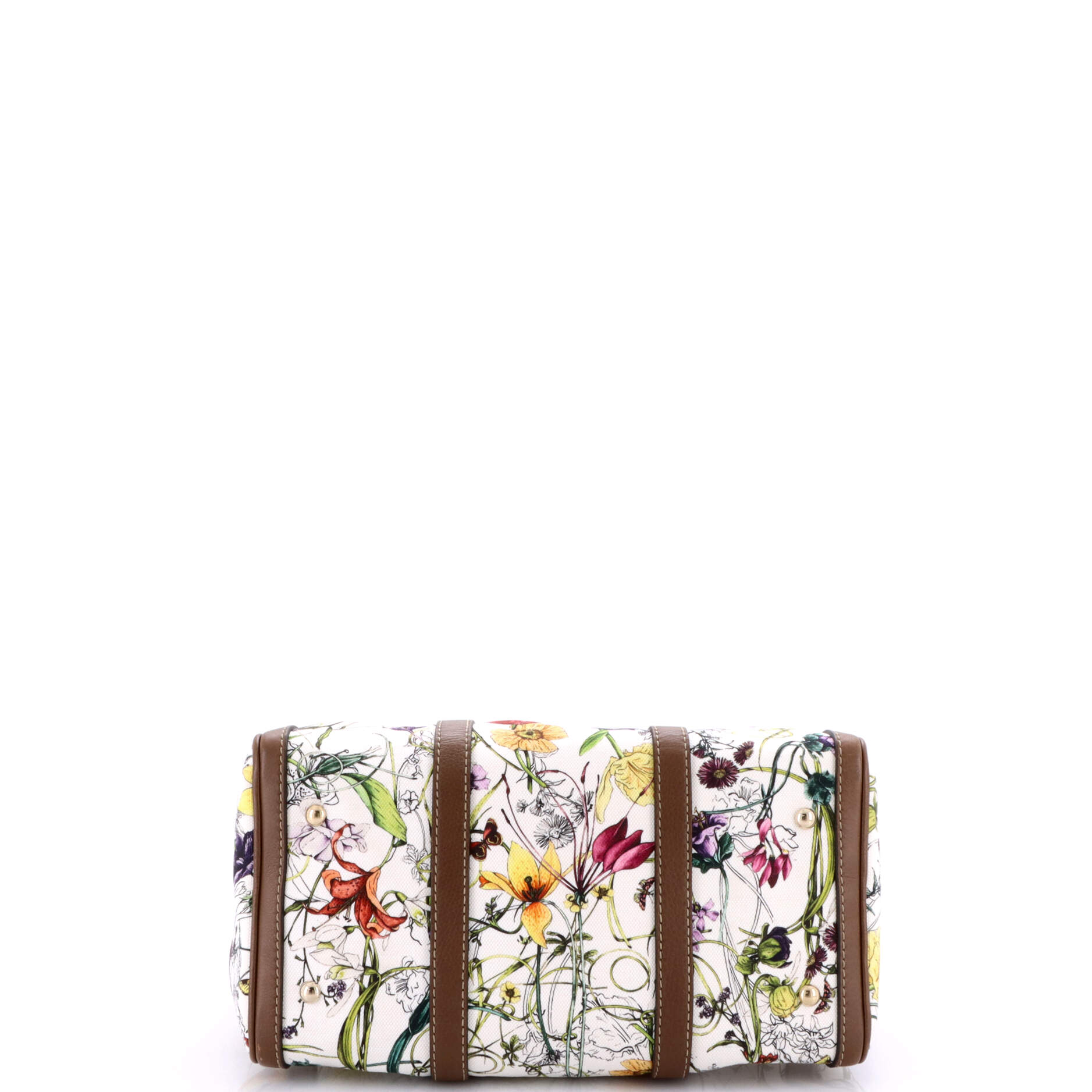 Convertible Joy Boston Bag Flora Canvas Medium
