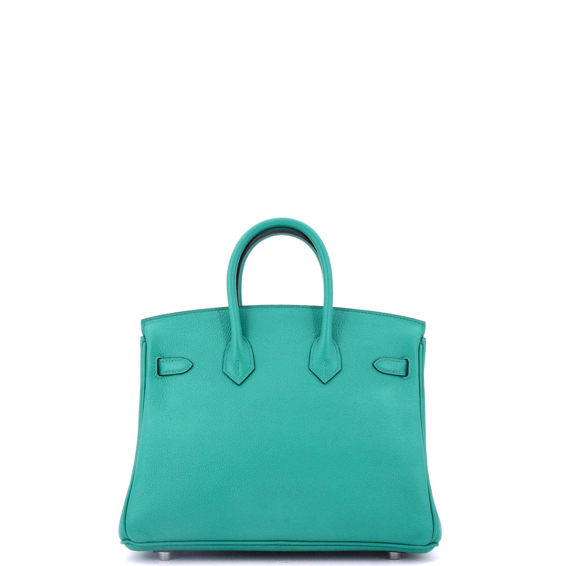 Birkin Handbag Verso Novillo with Palladium Hardware 25