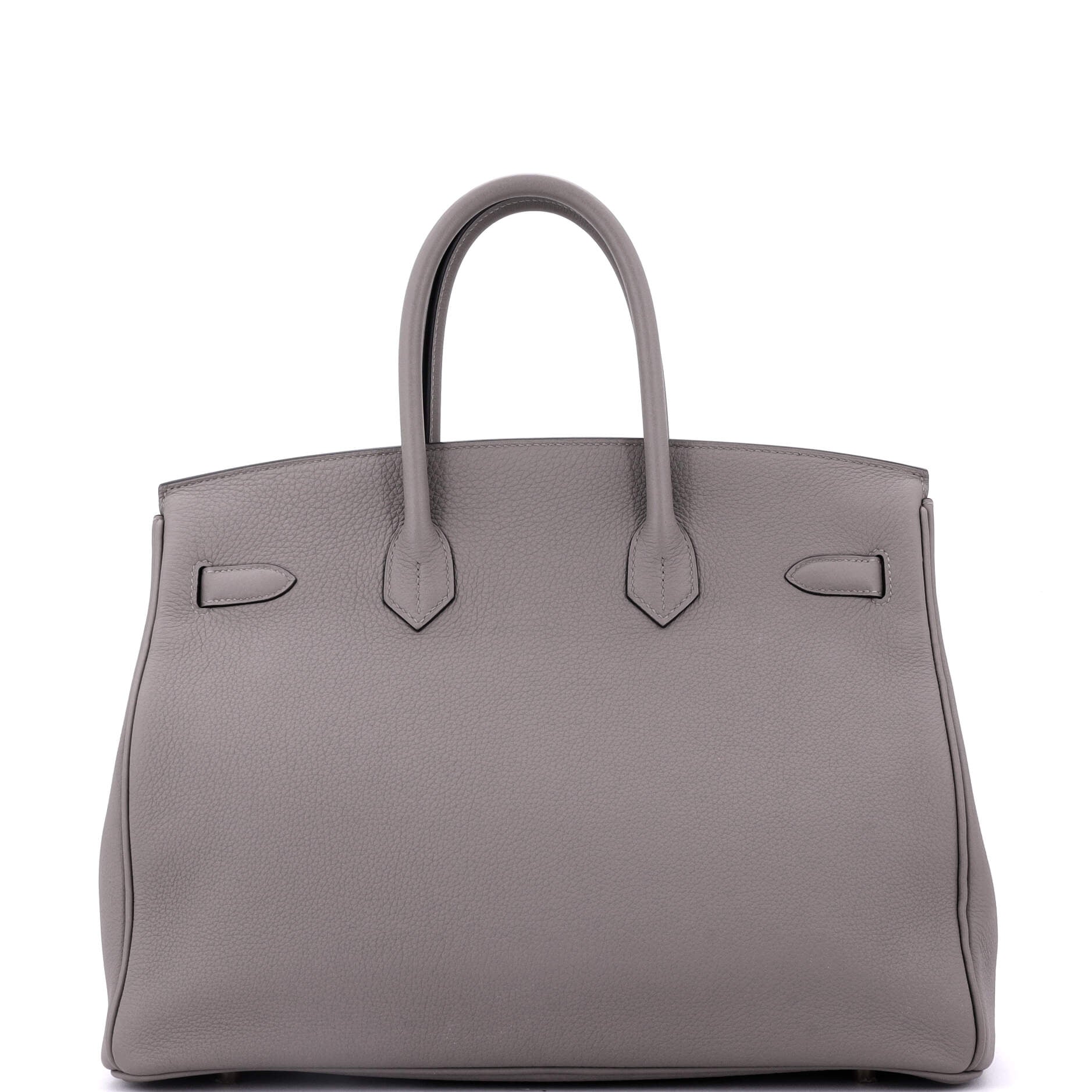 Birkin Handbag Grey Togo with Gold Hardware 35