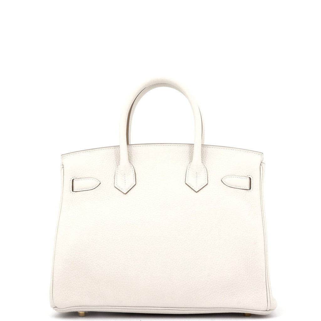 Birkin Handbag Light Togo with Gold Hardware 30