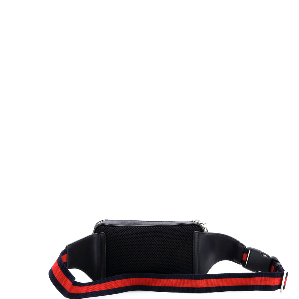 Soft Zip Belt Bag GG Coated Canvas Small