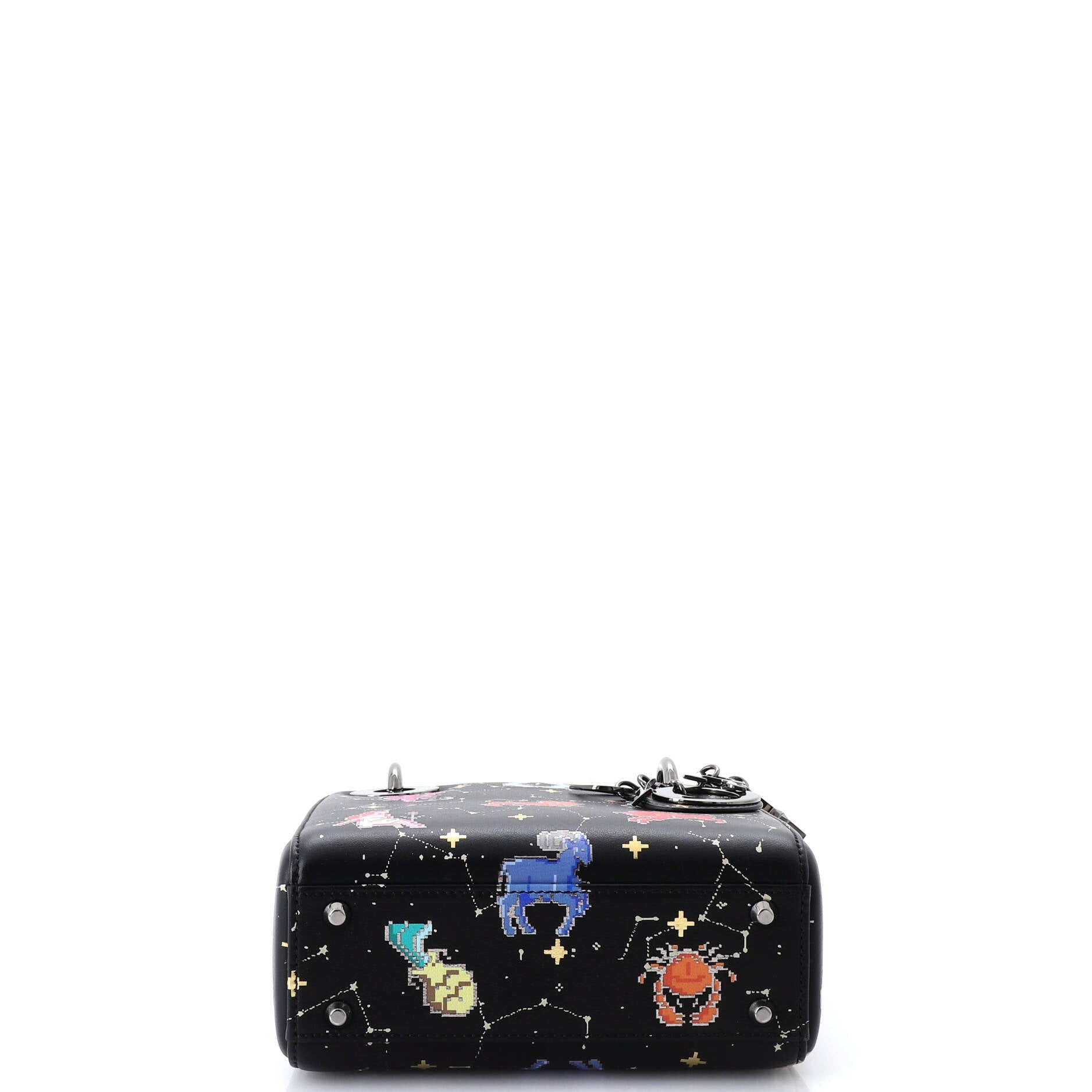 Lady Dior Bag Limited Edition Pixel Zodiac Printed Calfskin Mini