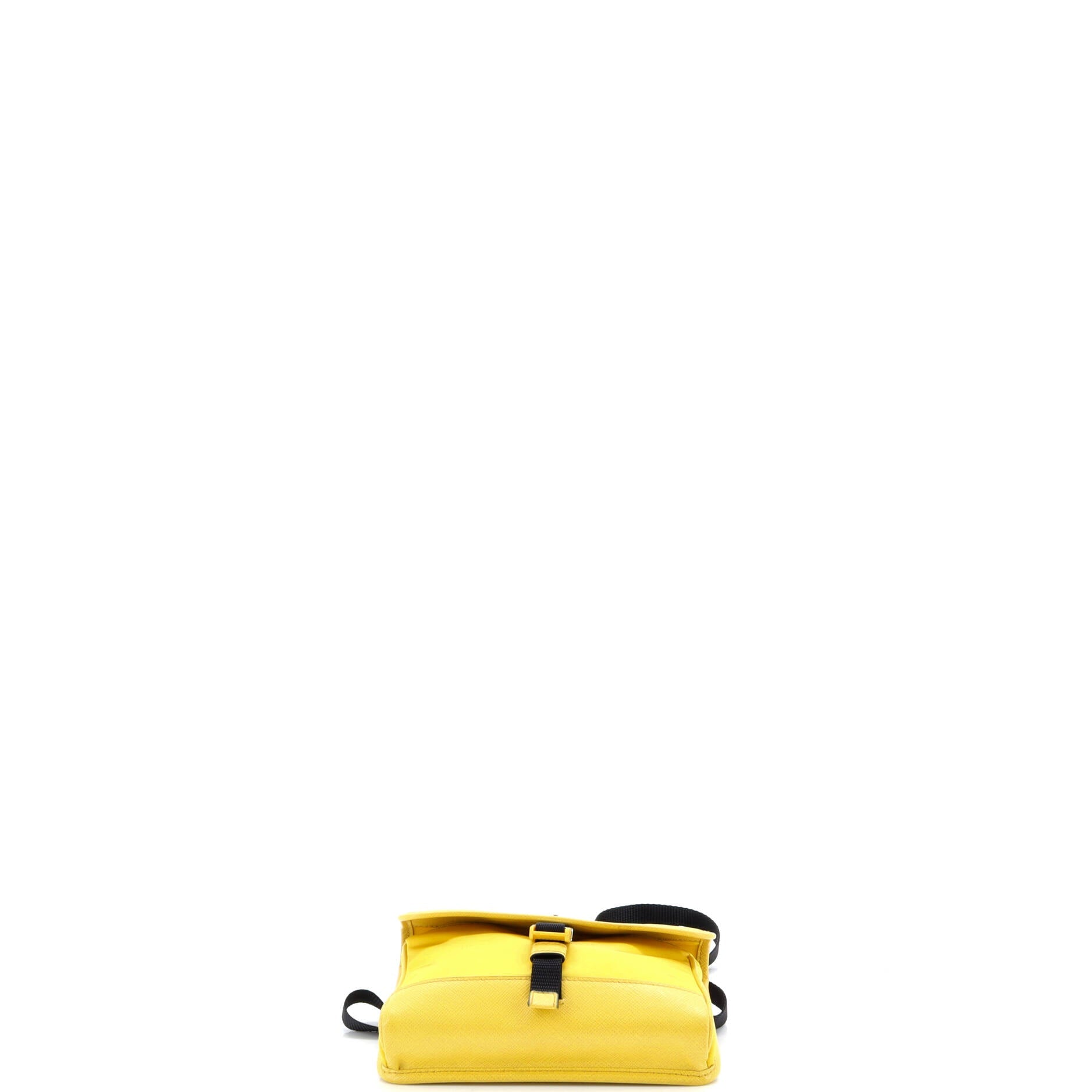 Cellphone Case Crossbody Bag Re-Nylon with Saffiano Leather Mini