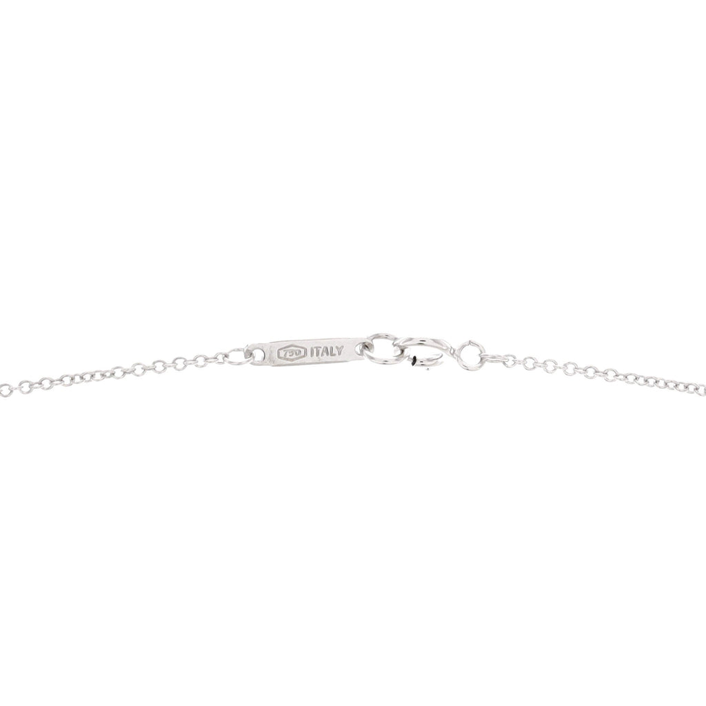 Signature X Pendant Necklace 18K White Gold with Diamonds