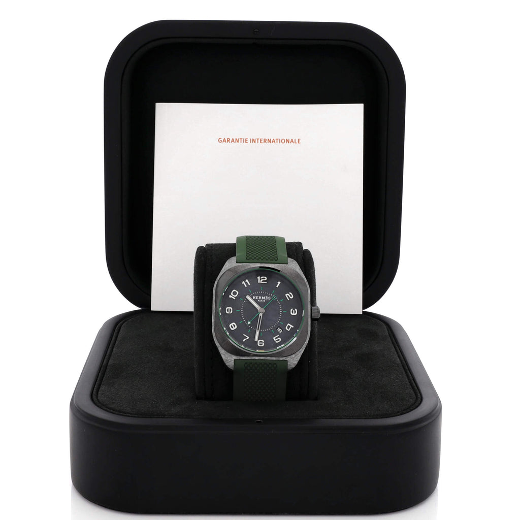 H08 Automatic Watch DLC Titanium and Rubber 39
