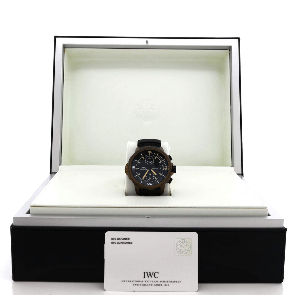 Aquatimer Expedition Charles Darwin Chronograph Automatic Watch Bronze and Rubber 44