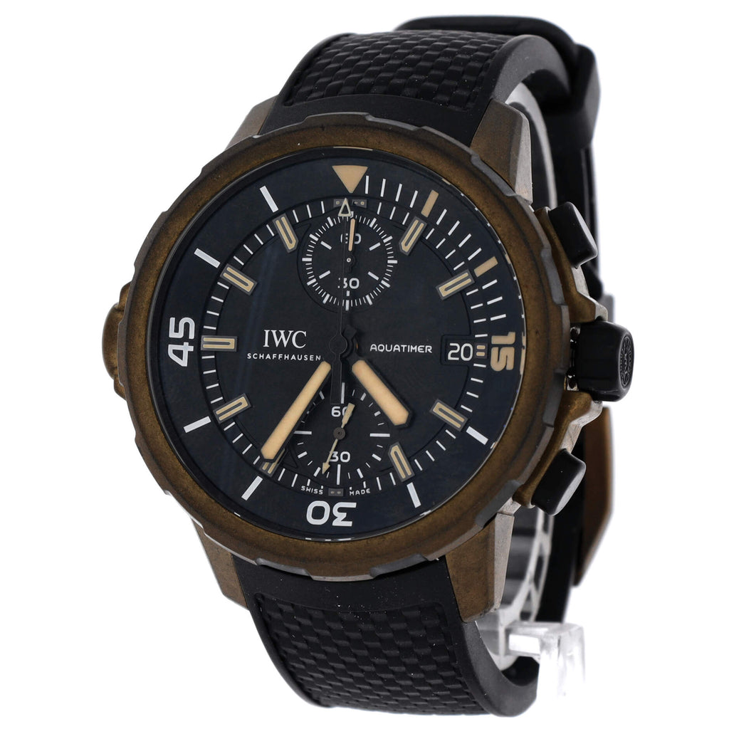 Aquatimer Expedition Charles Darwin Chronograph Automatic Watch Bronze and Rubber 44