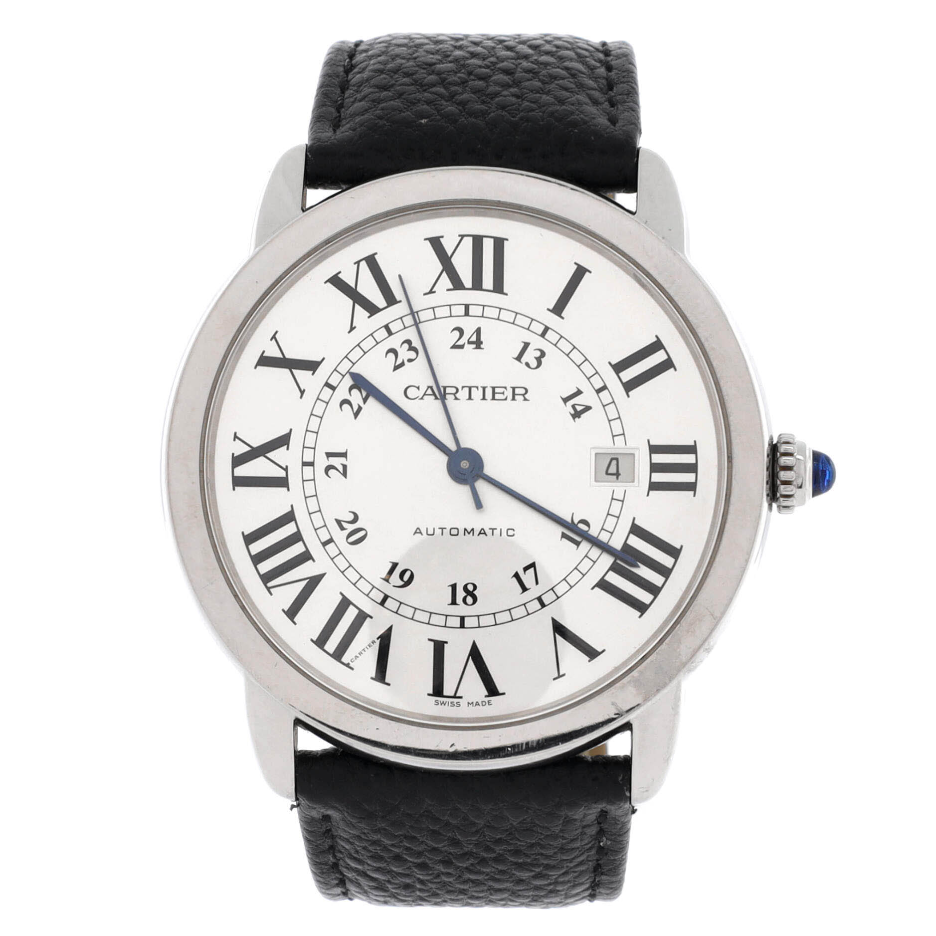 Ronde Solo de Cartier Automatic Watch Stainless Steel and Leather 42