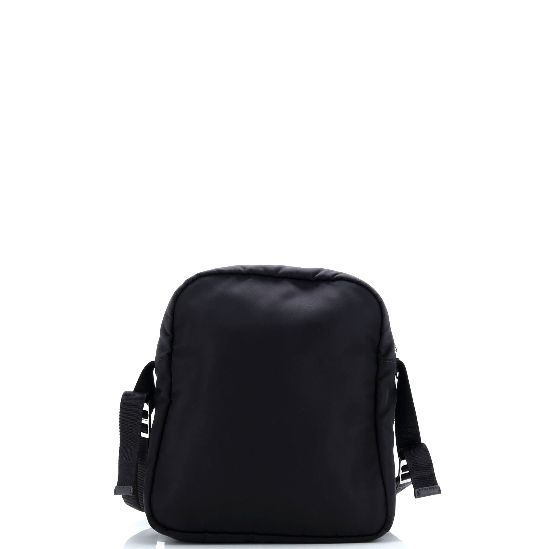 Logo Patch Zip Messenger Bag Tessuto Medium