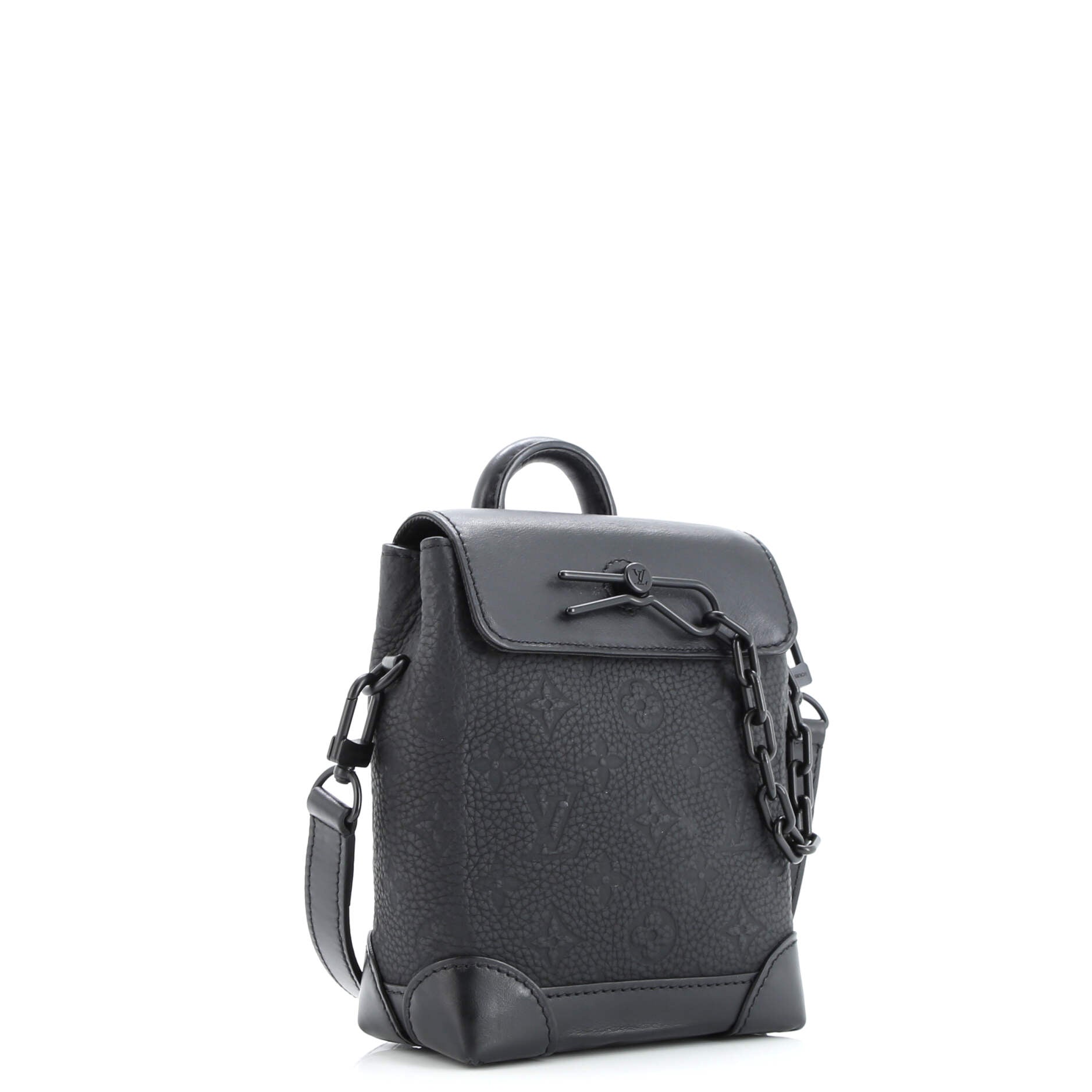 Steamer Bag Monogram Taurillon Leather Nano